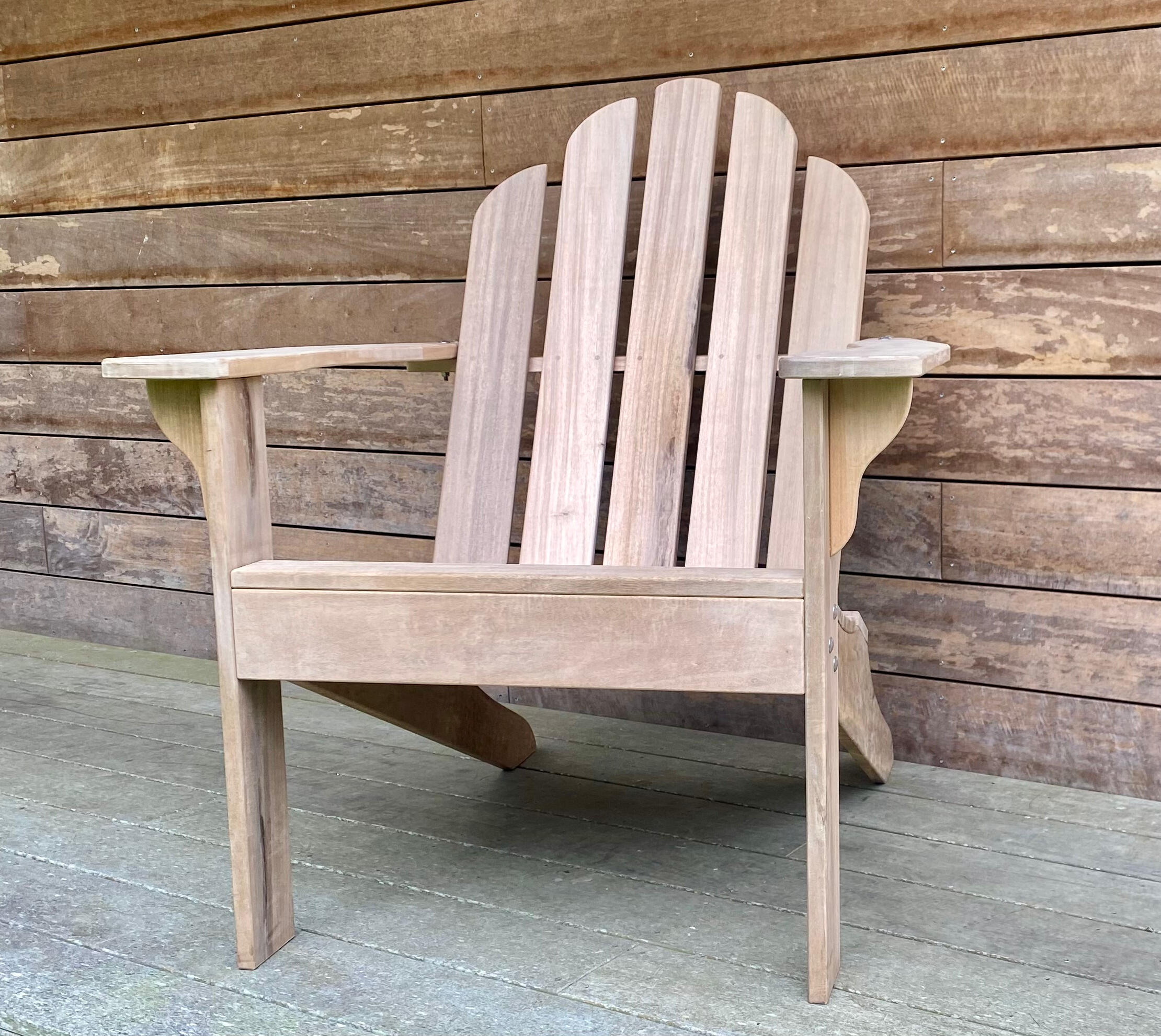 thorpe-adirondack-chair-nz.jpg Handcrafted Vitex Adirondack chair by Thorpe Carpentry NZ, premium outdoor chair made in Auckland New Zealand